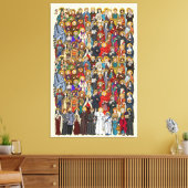 heiligen, alle heiligen, katholieke heiligen canvas afdruk (Insitu (Woonkamer))