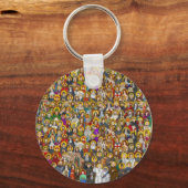 heiligen, alle heiligen, katholieke heiligen sleutelhanger (Voorkant)