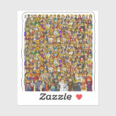 heiligen, alle heiligen, katholieke heiligen sticker (Vel)