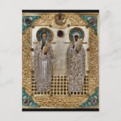 Heiligen Basilius en Paraskeva Briefkaart (Voorkant)