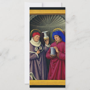 Heiligen Cosmas en Damian door Jean Bourdichon