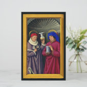 Heiligen Cosmas en Damian door Jean Bourdichon (Staand voorkant)