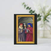 Heiligen Cosmas en Damian door Jean Bourdichon Briefkaart (Staand voorkant)