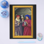 Heiligen Cosmas en Damian door Jean Bourdichon Flyer (Enkel)