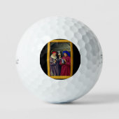 Heiligen Cosmas en Damian door Jean Bourdichon Golfballen (Voorkant)