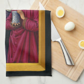 Heiligen Cosmas en Damian door Jean Bourdichon Theedoek (Quarter Fold)