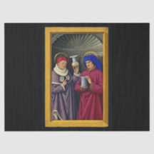 Heiligen Cosmas en Damian door Jean Bourdichon