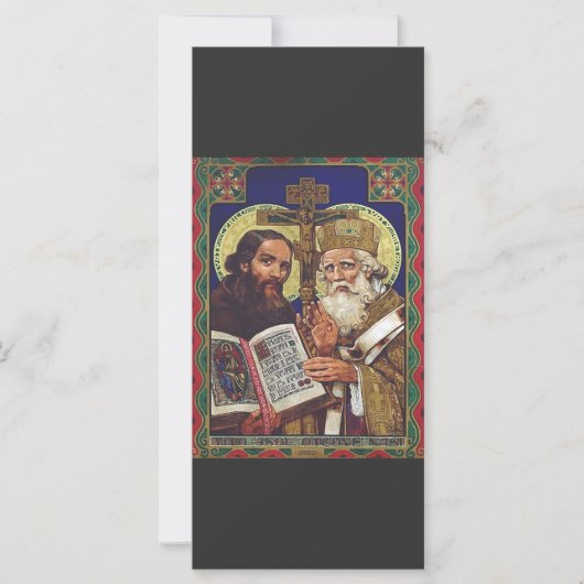 Heiligen Cyrillus en Methodius Beschermheren van E (Voorkant)