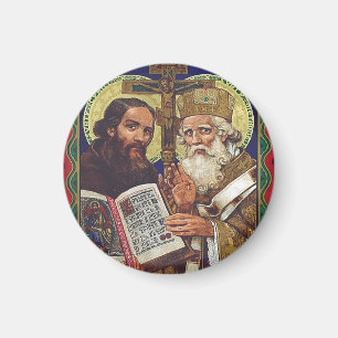 Heiligen Cyrillus en Methodius Beschermheren van E Magneet