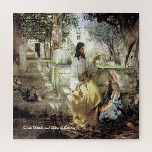Heiligen Martha en Maria van Bethanië Legpuzzel (Verticaal)
