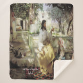 Heiligen Martha en Maria van Bethanië Sherpa Deken (Voorkant)