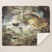 Heiligen Martha en Maria van Bethanië Sherpa Deken (Voorkant (horizontaal))