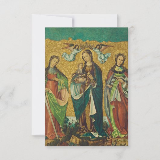 Heiligen Perpetua en Felicitas Bedankkaart (Voorkant)