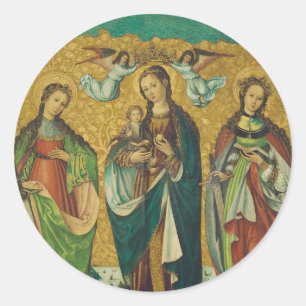 Heiligen Perpetua en Felicitas Ronde Sticker