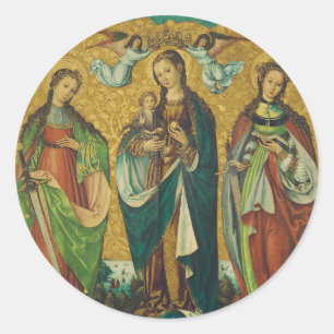 Heiligen Perpetua en Felicitas Ronde Sticker