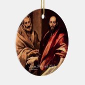 Heiligen Peter en Paul Keramisch Ornament (Rechts)