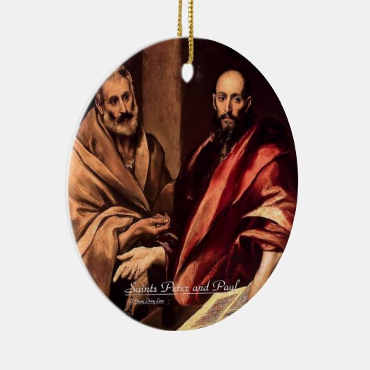 Heiligen Peter en Paul Keramisch Ornament (Rechts)