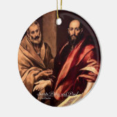 Heiligen Peter en Paul Keramisch Ornament (Links)