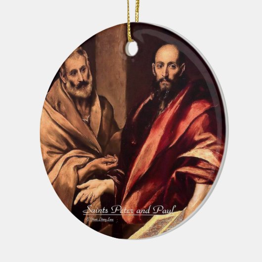 Heiligen Peter en Paul Keramisch Ornament (Links)