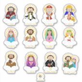 Heiligen van Advent Sticker (Voorkant)