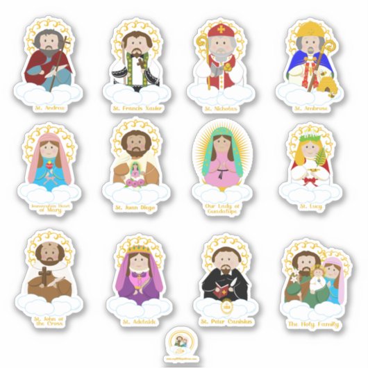 Heiligen van Advent Sticker (Voorkant)