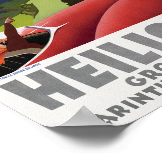 Heiligenblut Austria Vintage Poster (Hoek)