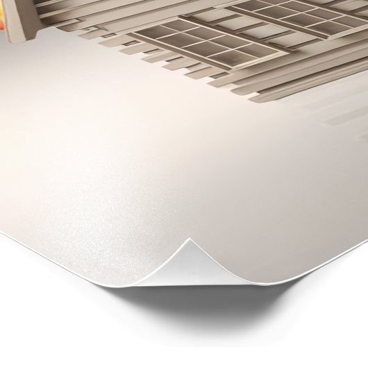 Heiliger Florian -Schutzpatron der Feuerwehr Foto Afdruk (Hoek)