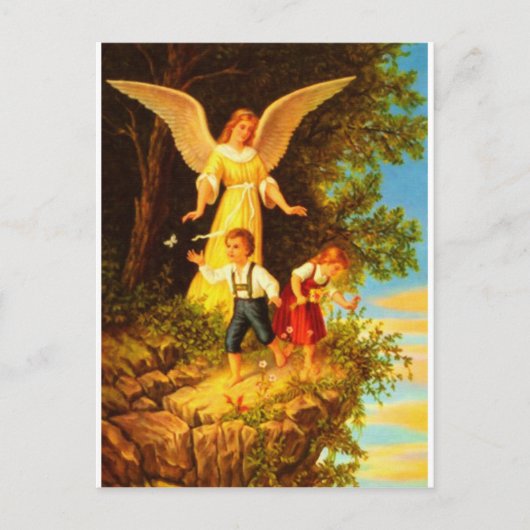 Heiliger Schutzengel - Guardian Angel 8-olie Briefkaart (Voorkant)