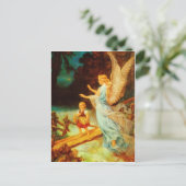 Heiliger Schutzengel Guardian Angel 9 olie Briefkaart (Staand voorkant)