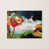 Heiliger Schutzengel Guardian Angel en Kinderen Legpuzzel (Horizontaal)