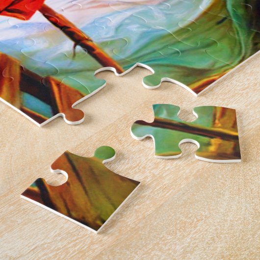 Heiliger Schutzengel Guardian Angel en Kinderen Legpuzzel (Zijkant)