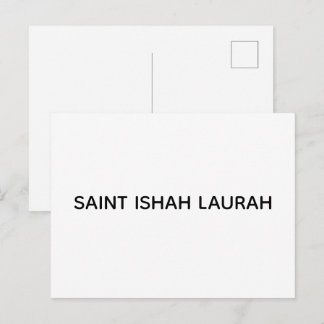 #HEILIGESHLAURAH BRIEFKAART