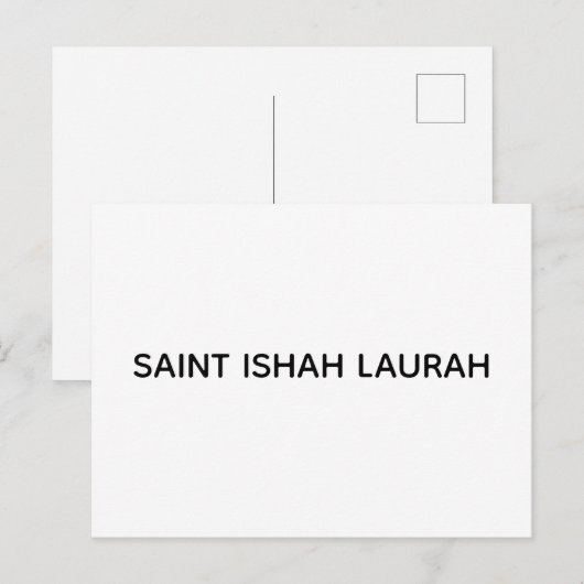 #HEILIGESHLAURAH BRIEFKAART (Voorkant / Achterkant)