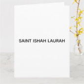 #HEILIGESHLAURAH KAART (Gele Bloem)