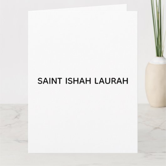#HEILIGESHLAURAH KAART (Voorkant)