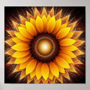 HeiligeZonnebloem Poster