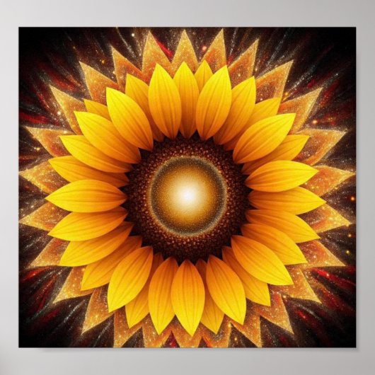 HeiligeZonnebloem Poster (Voorkant)