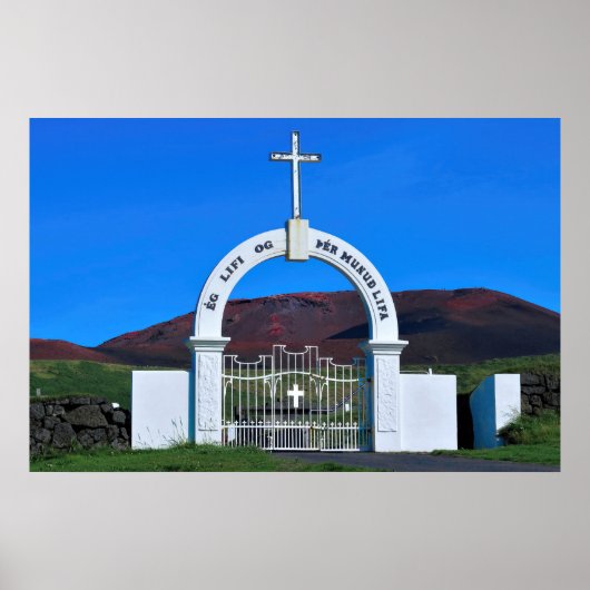 Heimaey Cemetery Poster (Voorkant)