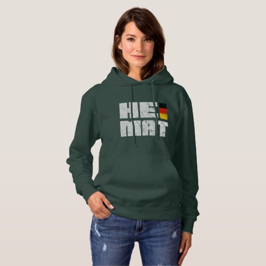 Heimat, Duits, Duitsland Home, Homeland Hoodie (Voorkant volledig)