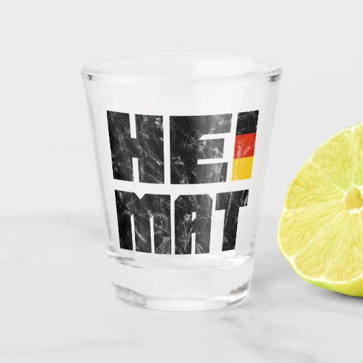 Heimat, Duits, Duitsland Home, Homeland Shot Glas (Voorkant)