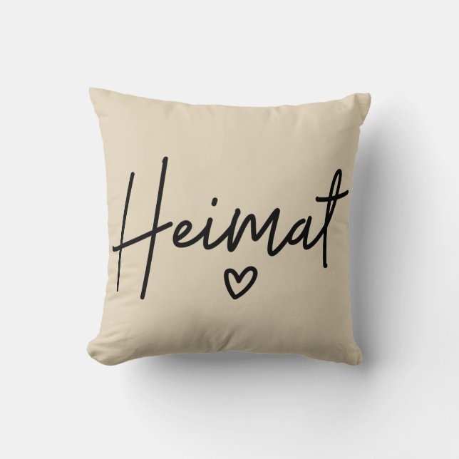 Heimat, German Word, Home, Homeland Kussen (Voorkant)