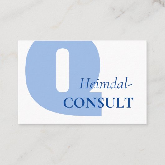 Heimdal Consult Visitekaartje (Voorkant)