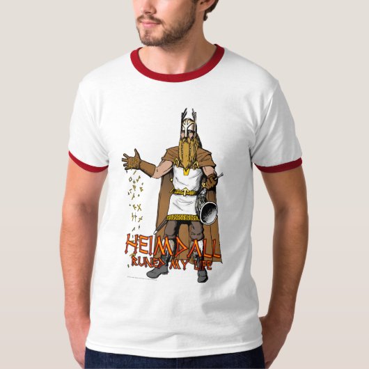 "Heimdall voerde mijn leven uit" T-shirt (Voorkant)