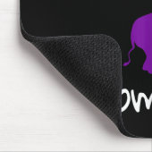 Heimer Awareness Paarse Elephant Support Herinneri Muismat (Hoek)