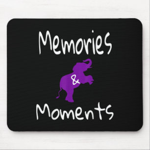 Heimer Awareness Paarse Elephant Support Herinneri Muismat