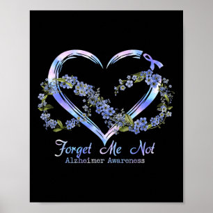 Heimer Bewustzijn Vergeet Mij Niet Infinity Heart Poster