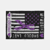 Heimerheimer Amerikaanse vlag Herinneringen aan He Fleece Deken (Voorkant (Horizontaal))