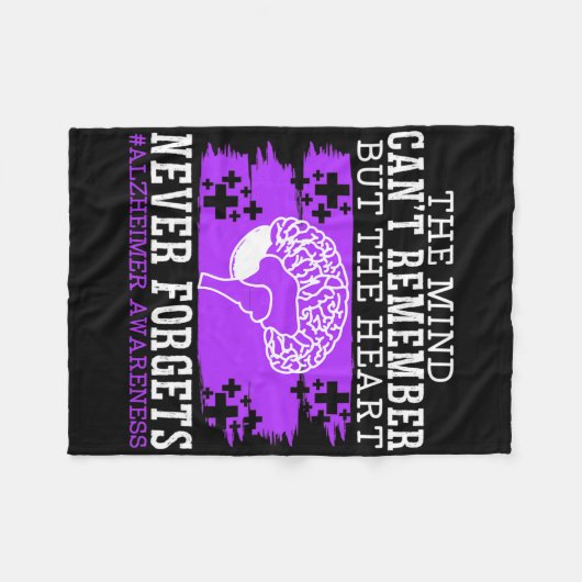 Heimerheimer Awareness Dementia Distressed Fleece Deken (Voorkant (Horizontaal))