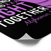 Heimerheimer Awareness Family Fight Support Boksen Poster (Hoek)