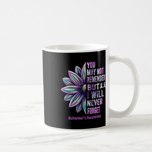 Heimerheimer Awareness Flower Remember Never Forge Koffiemok (Rechts)